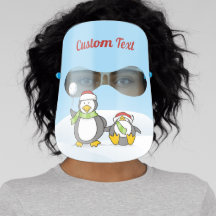 Christmas Snowballing Penguins