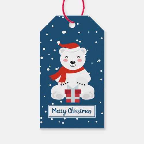 Christmas Snowbear Gift Tags