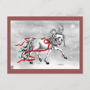 Christmas Snowbells Design Holiday Postcard