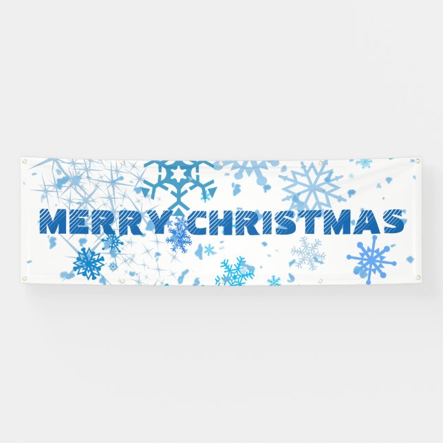 Christmas Snowfall Banner (Horizontal)