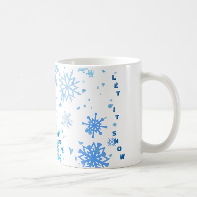 Christmas Snowfall Coffee Mug (Right)
