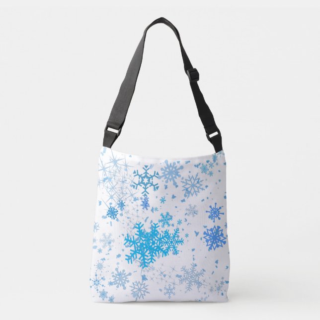 Christmas Snowfall Crossbody Bag (Front)