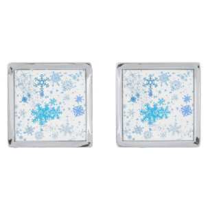 Christmas Snowfall Cufflinks