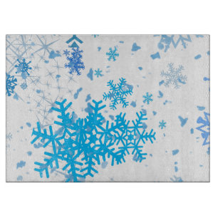 Christmas Snowfall Cutting Board