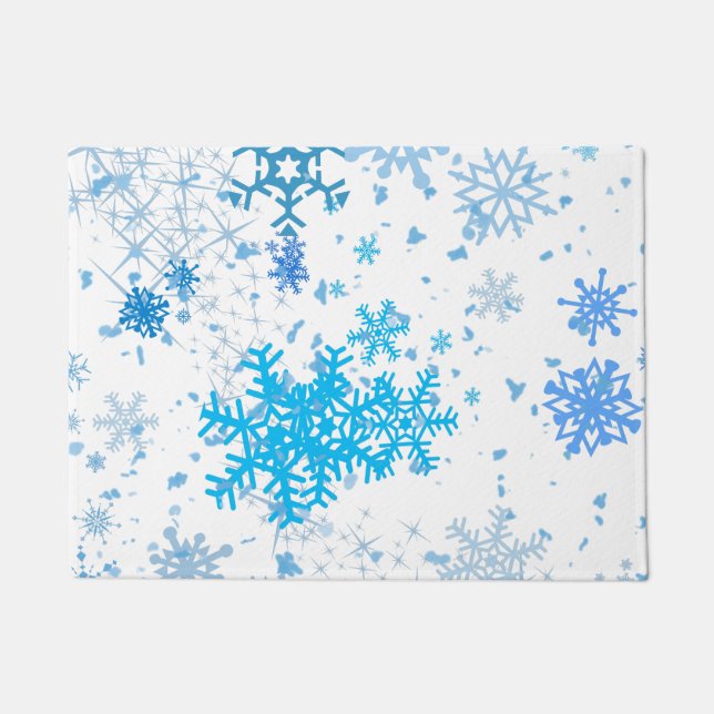 Christmas Snowfall Doormat (Front)