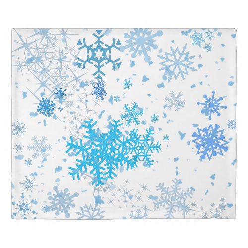 Christmas Snowfall Duvet Cover