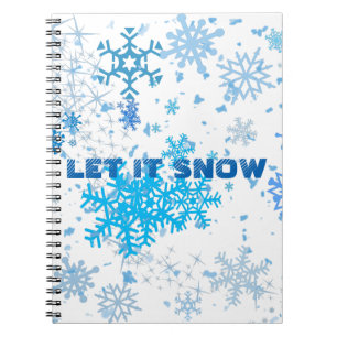 Christmas Snowfall Notebook