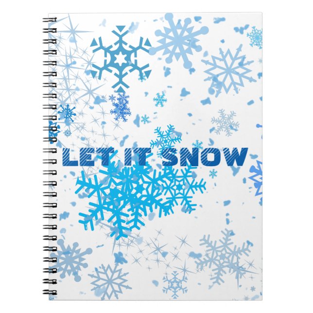 Christmas Snowfall Notebook (Front)