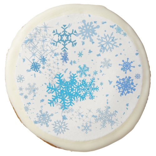 Christmas Snowfall Sugar Cookie