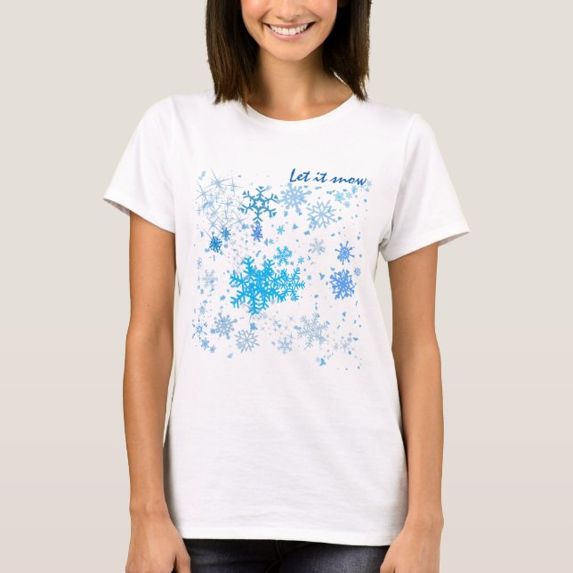Christmas Snowfall T-Shirt (Front)