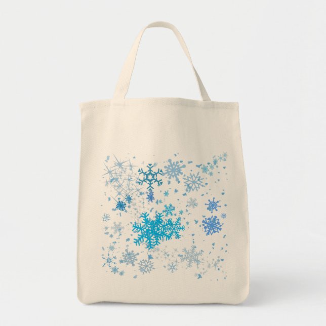 Christmas Snowfall Tote Bag (Front)