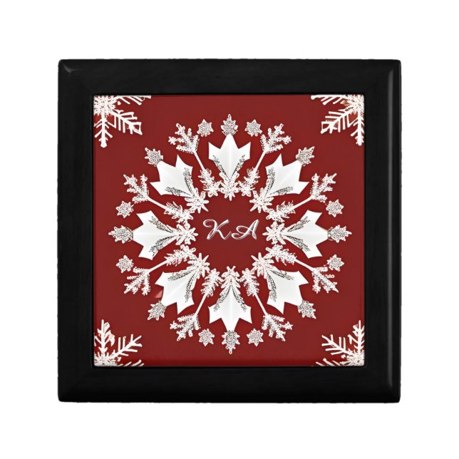 Christmas Snowflake Design Gift Box (Front)