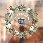 Christmas Snowflake Holiday Coffee Shop Decor Window Cling<br><div class="desc">Christmas Snowflake Holiday Coffee Shop Decor Window Cling
Message me for any needed adjustments :)</div>