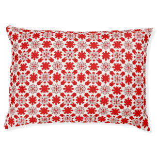 Christmas Snowflake Layout Gift For Dog Pet Bed