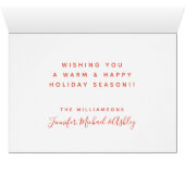 Christmas Snowflake Pattern Cards (Inside Horizontal (Bottom))