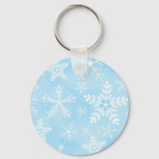 Christmas Snowflake Pattern Keychain