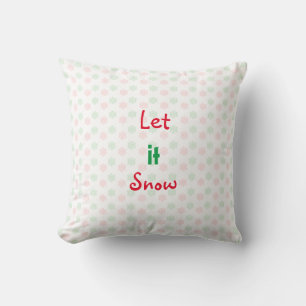 Christmas snowflake pillow