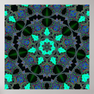 Christmas Snowflake Poster