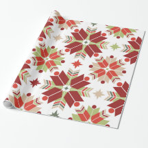 Christmas snowflake scandinavian pattern
