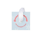 Christmas Snowflake Season's Greetings Photo Cube