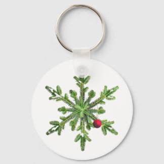 Christmas Snowflake - Stylish Winter Holidays Keychain
