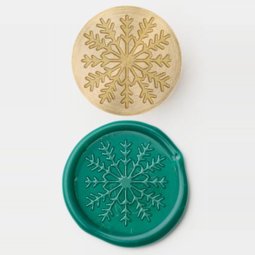 Christmas snowflake wax seal stamp