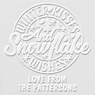 Christmas Snowflake Wishes Personalized Name Embosser
