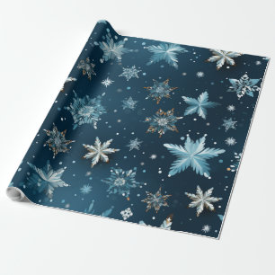 Christmas SnowFlake Wrapping Paper
