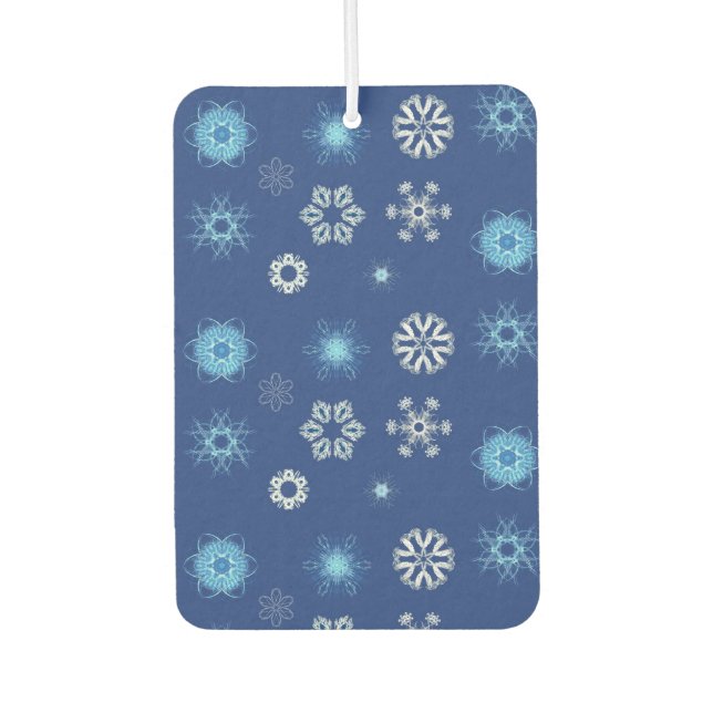 Christmas snowflakes  air freshener (Front)