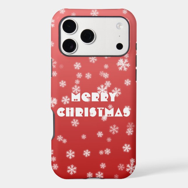 Christmas Snowflakes Case-Mate iPhone Case (Back)