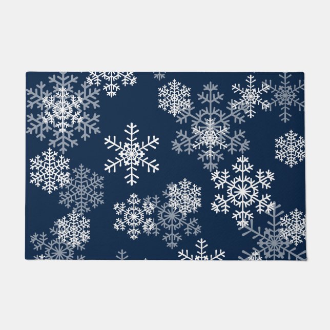 Christmas Snowflakes Doormat (Front)