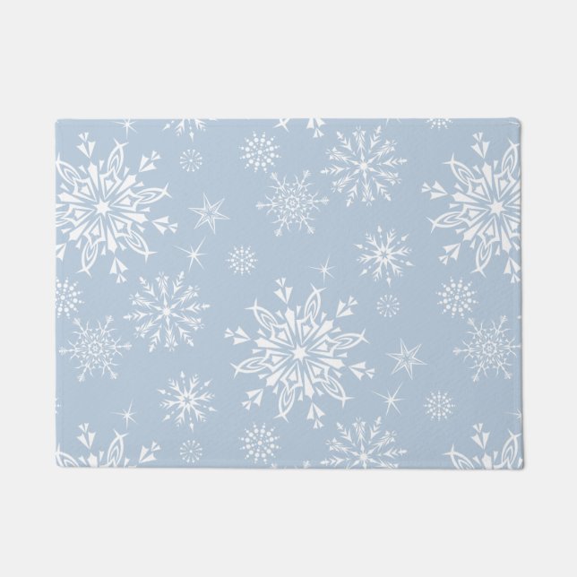 Christmas Snowflakes Doormat (Front)