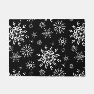 Christmas Snowflakes Doormat
