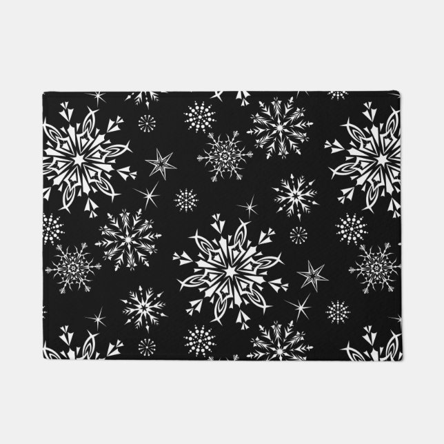 Christmas Snowflakes Doormat (Front)
