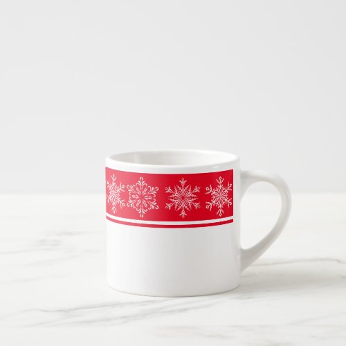 Christmas Snowflakes Espresso Mug