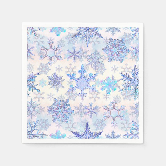 Christmas snowflakes napkins (Front)