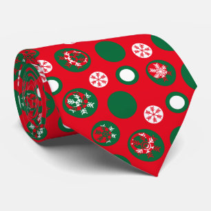 Christmas Snowflakes Neck Tie