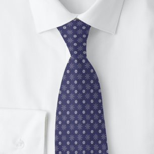 Christmas Snowflakes Neck Tie