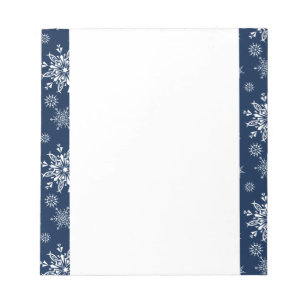 Christmas Snowflakes Notepad