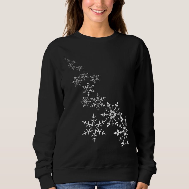 Christmas Snowflakes Sweatshirt (Front)