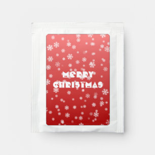 Christmas Snowflakes Tea Bag Drink Mix