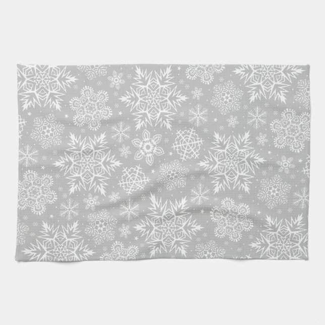 Christmas Snowflakes Towel (Horizontal)