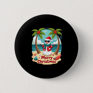 christmas Snowman (4) Button