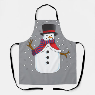 Christmas Snowman Apron