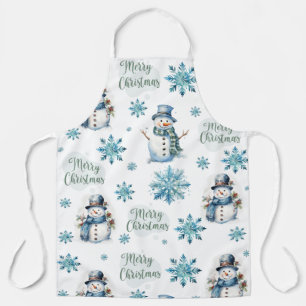 Christmas Snowman Apron
