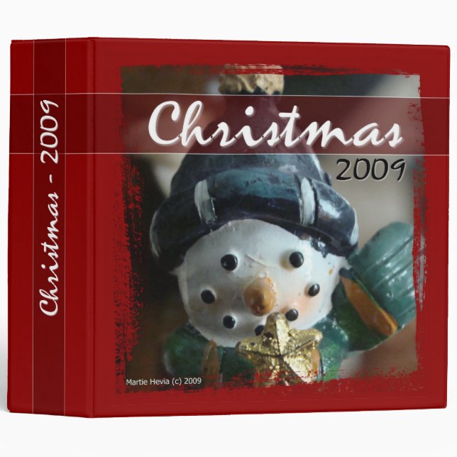 Christmas - Snowman Binder (Front/Spine)
