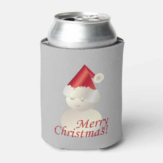 Christmas Snowman Can Cooler (Can Front)