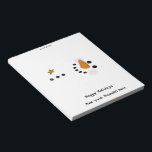 Christmas Snowman Candy Bar Wrapper Party Favor Notepad<br><div class="desc">Christmas Holidays Snowman Candy Bar Wrapper Party Favor.  40 sheets of wrappers that fold around standard size Candy Bars.  Just need a glue stick.  Personalize for the perfect Party Favor</div>