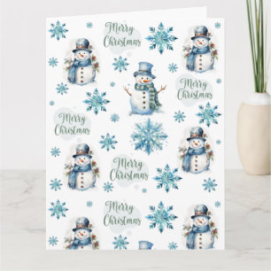 Christmas Snowman Card
