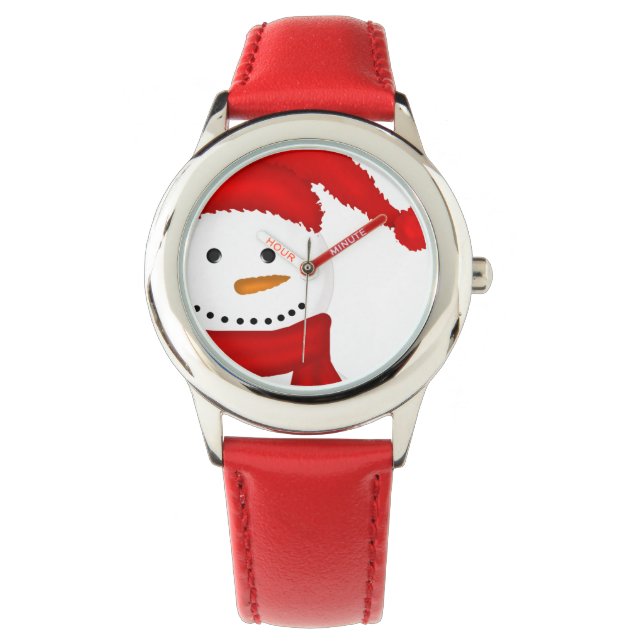 Christmas Snowman Christmas Watch (Front)